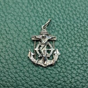 Sterling Anchor Pendant